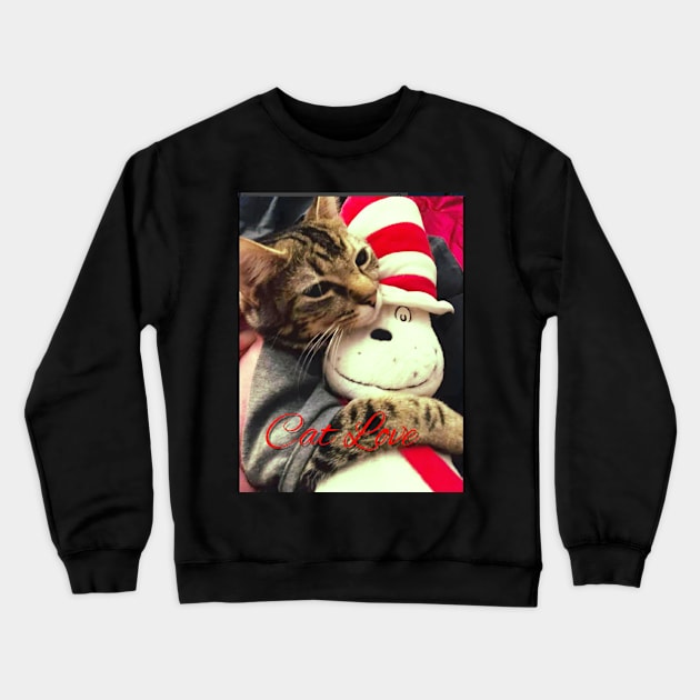 Cat Love Crewneck Sweatshirt by heyokamuse